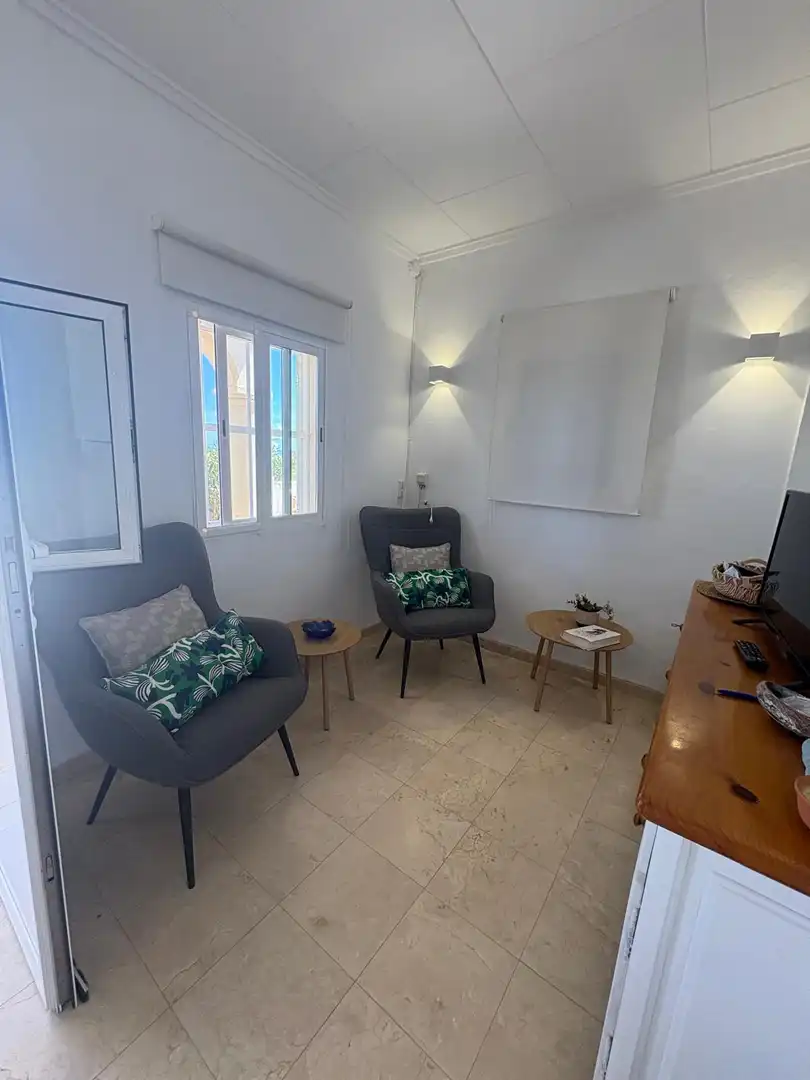 Sala d'estar de Casa adosada en venda en Dénia amb Traster i Moblat