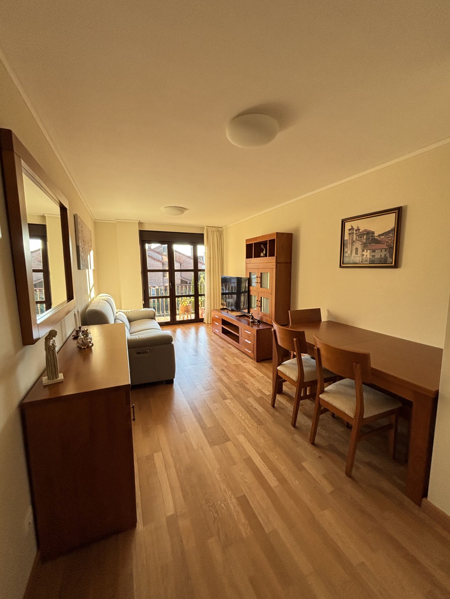 Living room of Flat for sale in Ribadesella  with Heating, Parquet flooring and Terrace