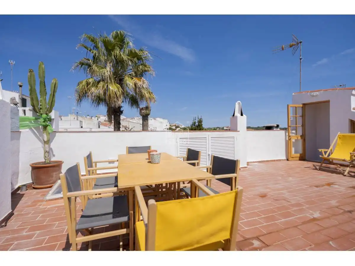 Terraza de Apartamento en venta en Alaior con Calefacción, Terraza y Amueblado