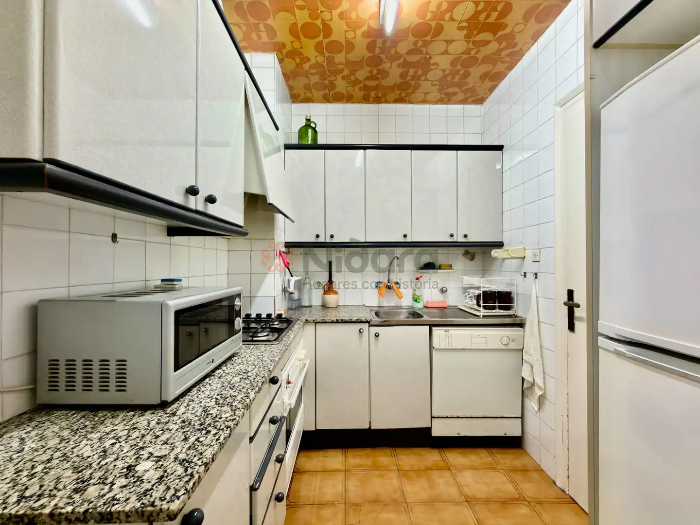 Küche von Wohnung zum Verkauf in Barcelona mit Möbliert, Ofen und Balkon