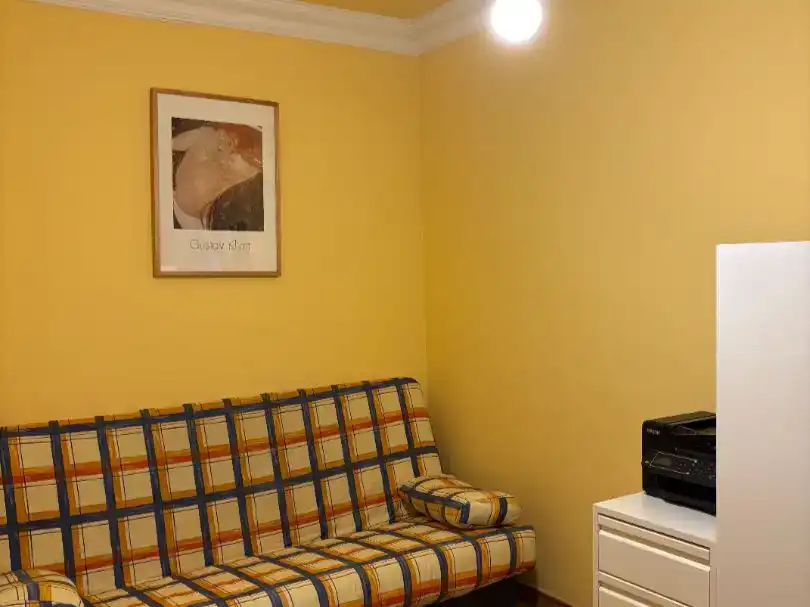 Sala d'estar de Pis en venda en  Barcelona Capital amb Aire condicionat i Balcó