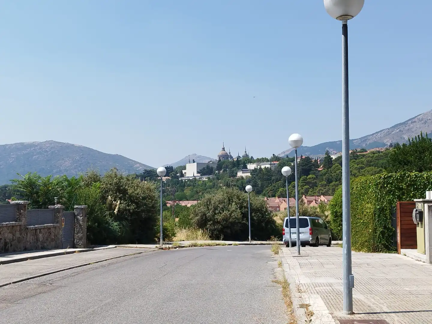 Exterior view of Detached homes for sale in El Escorial  with Heating, Private garden and Terrace