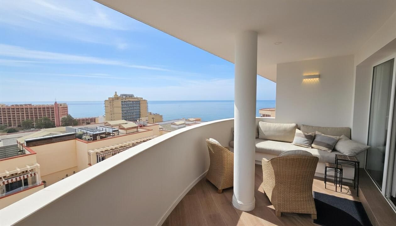 Bedroom of Flat for sale in Benalmádena  with Air Conditioner, Private garden and Terrace