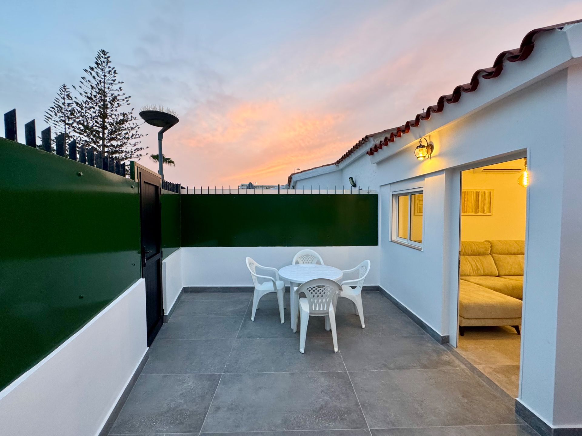 Terrace of House or chalet to rent in San Bartolomé de Tirajana  with Air Conditioner, Parquet flooring and Terrace