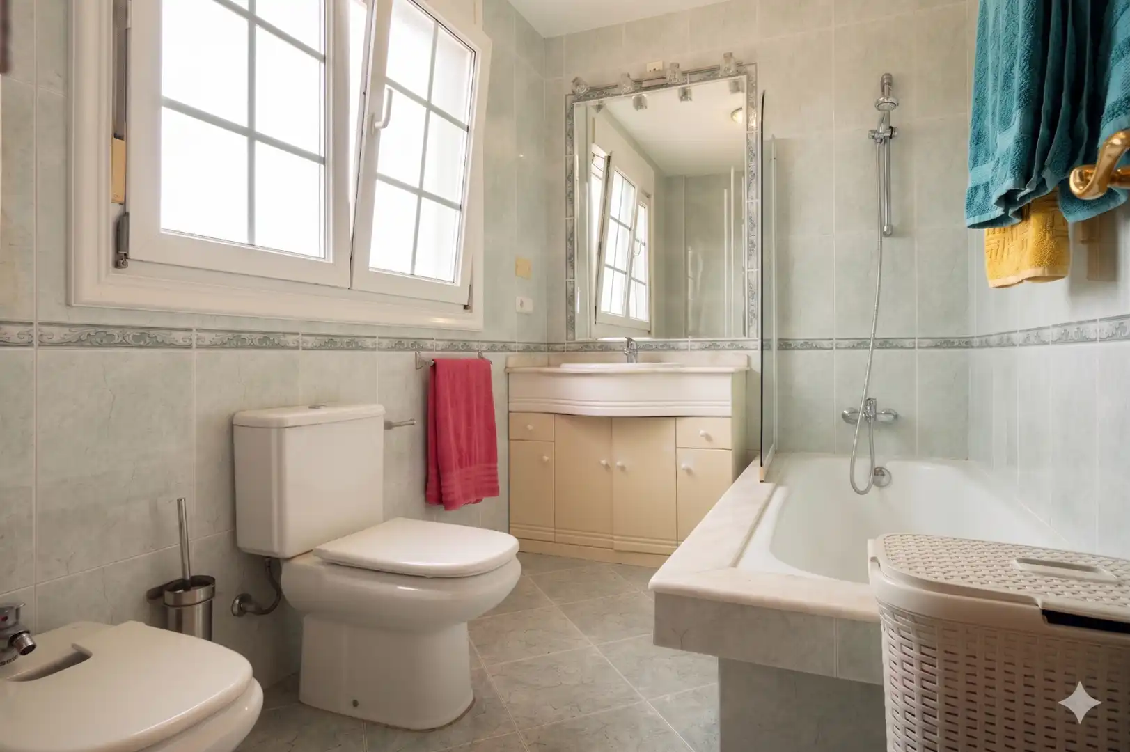 Baño de Casa o chalet en venta en Oleiros con Calefacción, Jardín privado y Parquet