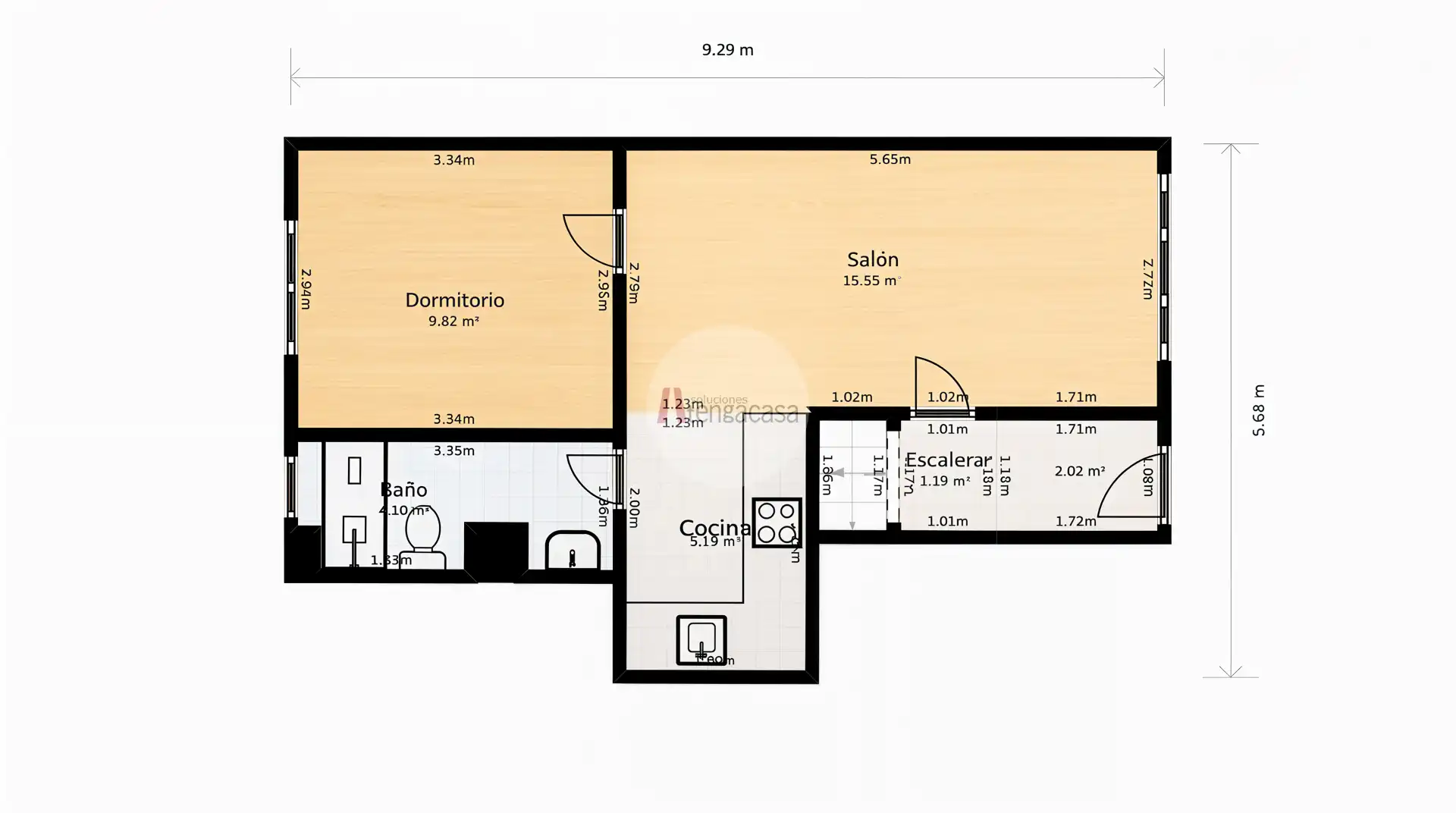 Apartments for sale in Madrid  with Air Conditioner, Heating and Parquet flooring