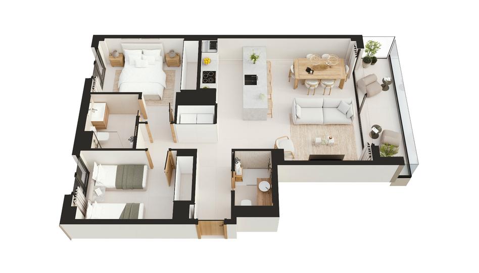 Photo 1 from new construction home in Flat for sale in Passeig del Mar, 27, Platja Gran, Girona