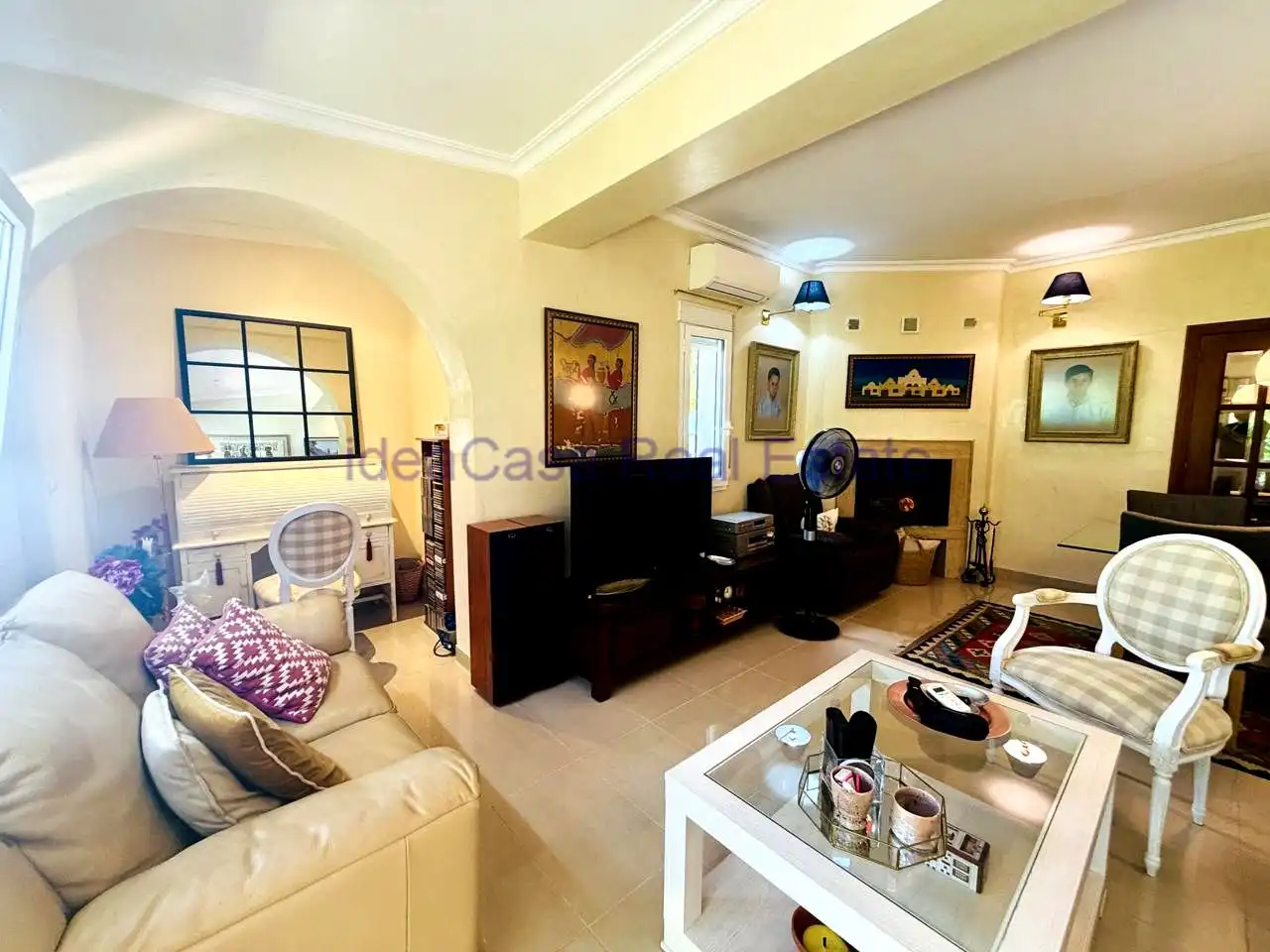 Sala de estar de Casa o chalet en venta en Málaga con Aire acondicionado, Jardín privado y Terraza