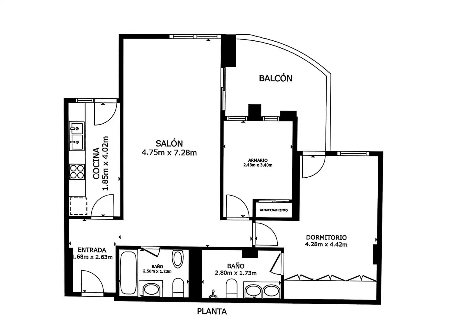 Flat for sale in La Pobla de Vallbona  with Air Conditioner, Heating and Terrace