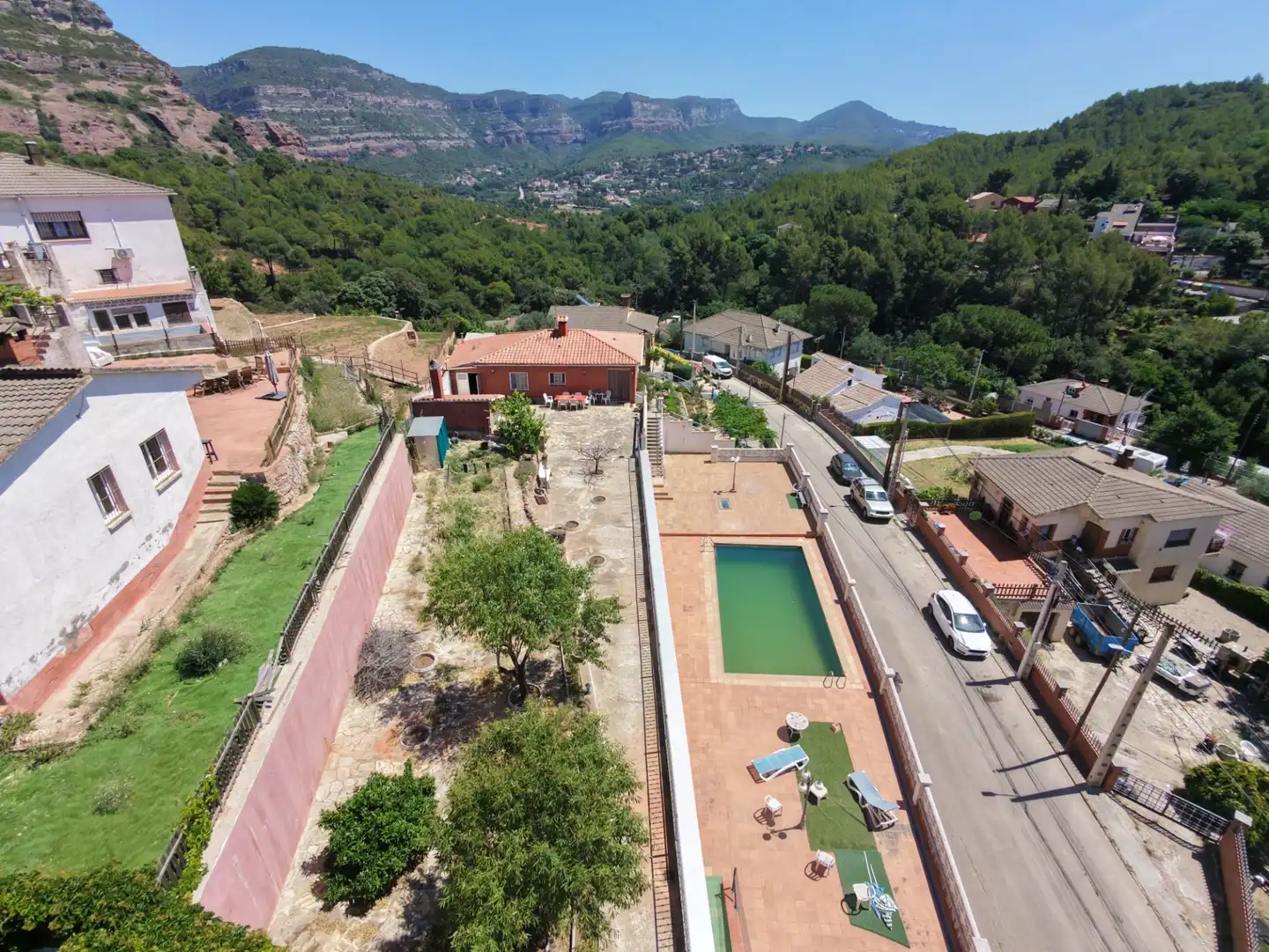 Exterior view of Houses for sale in Bigues i Riells del Fai  with Heating, Private garden and Terrace