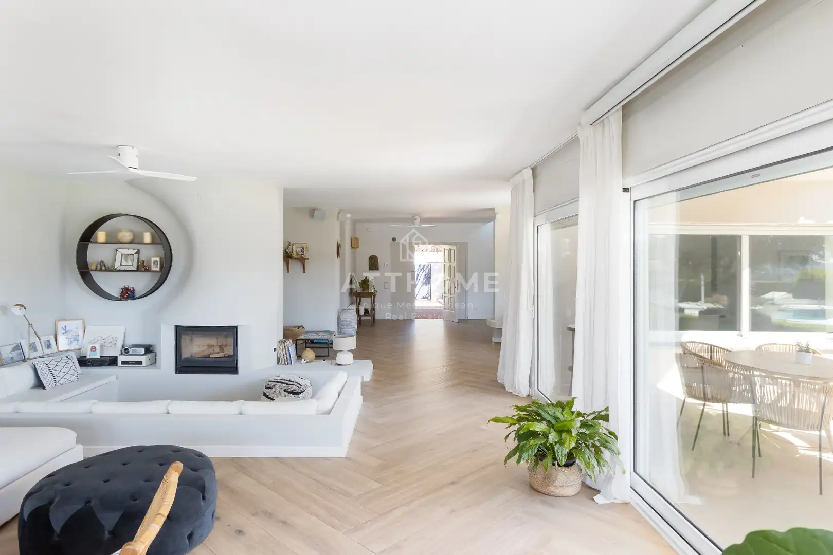 Living room of Houses for rent in Cabrils  with Air Conditioner, Heating and Private garden
