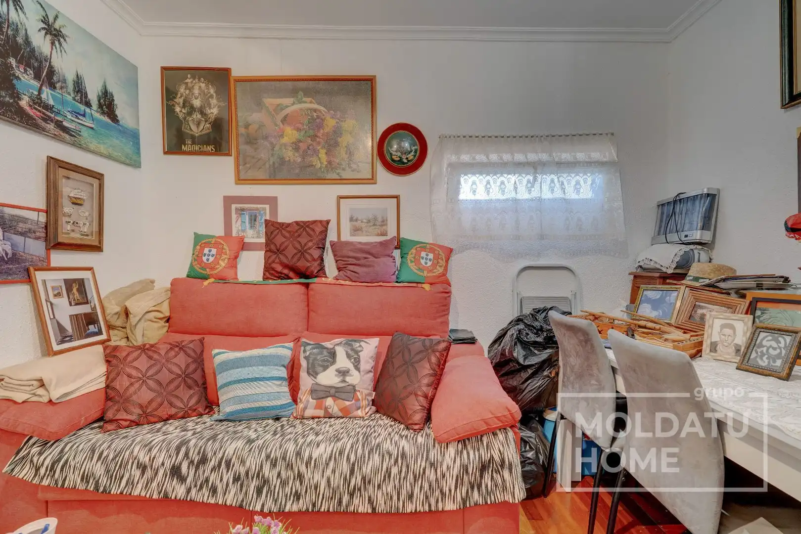 Sala de estar de Piso en venta en Errenteria con Calefacción y Terraza