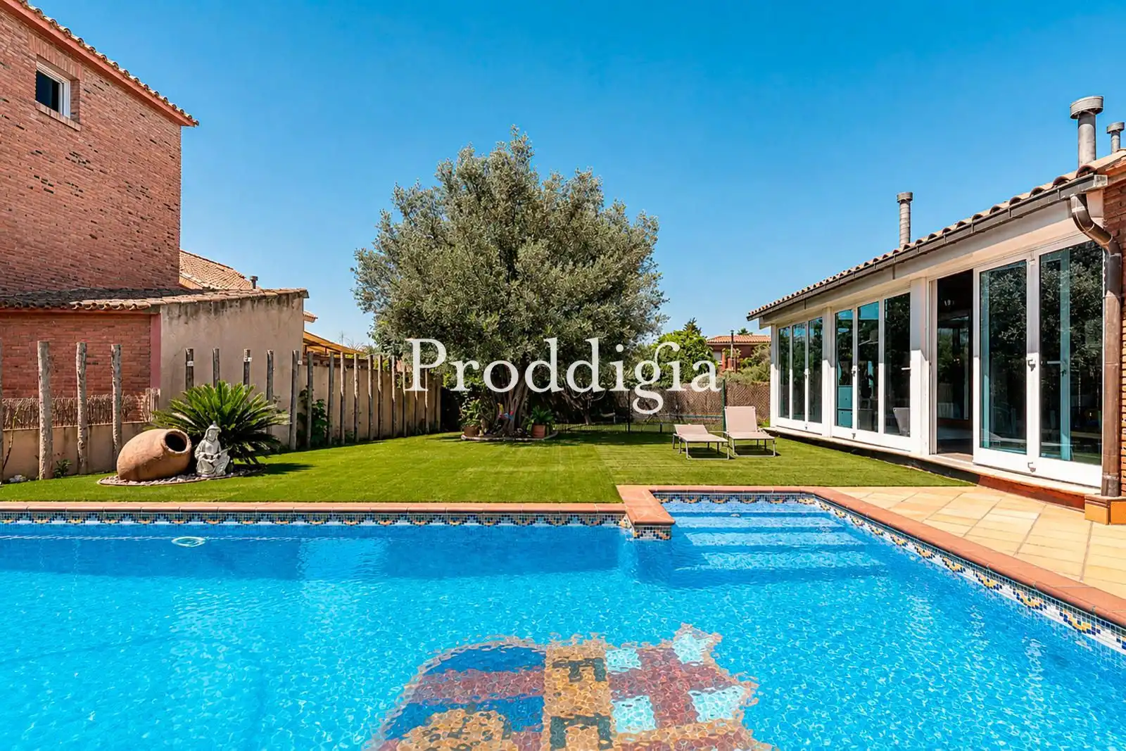 Piscina de Casa o xalet en venda en Sant Cugat del Vallès amb Aire condicionat, Calefacció i Traster
