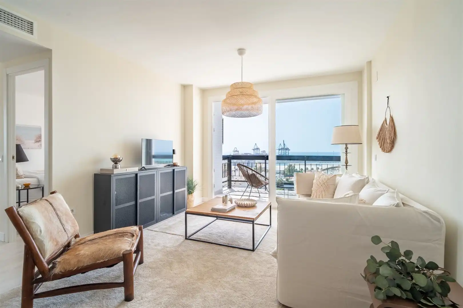 Sala d'estar de Apartament en venda en Málaga
