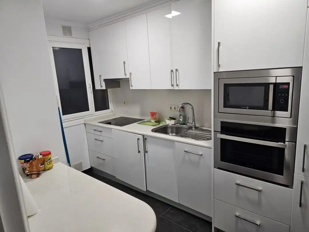 Cocina de Piso de alquiler en Donostia - San Sebastián  con Calefacción y Balcón