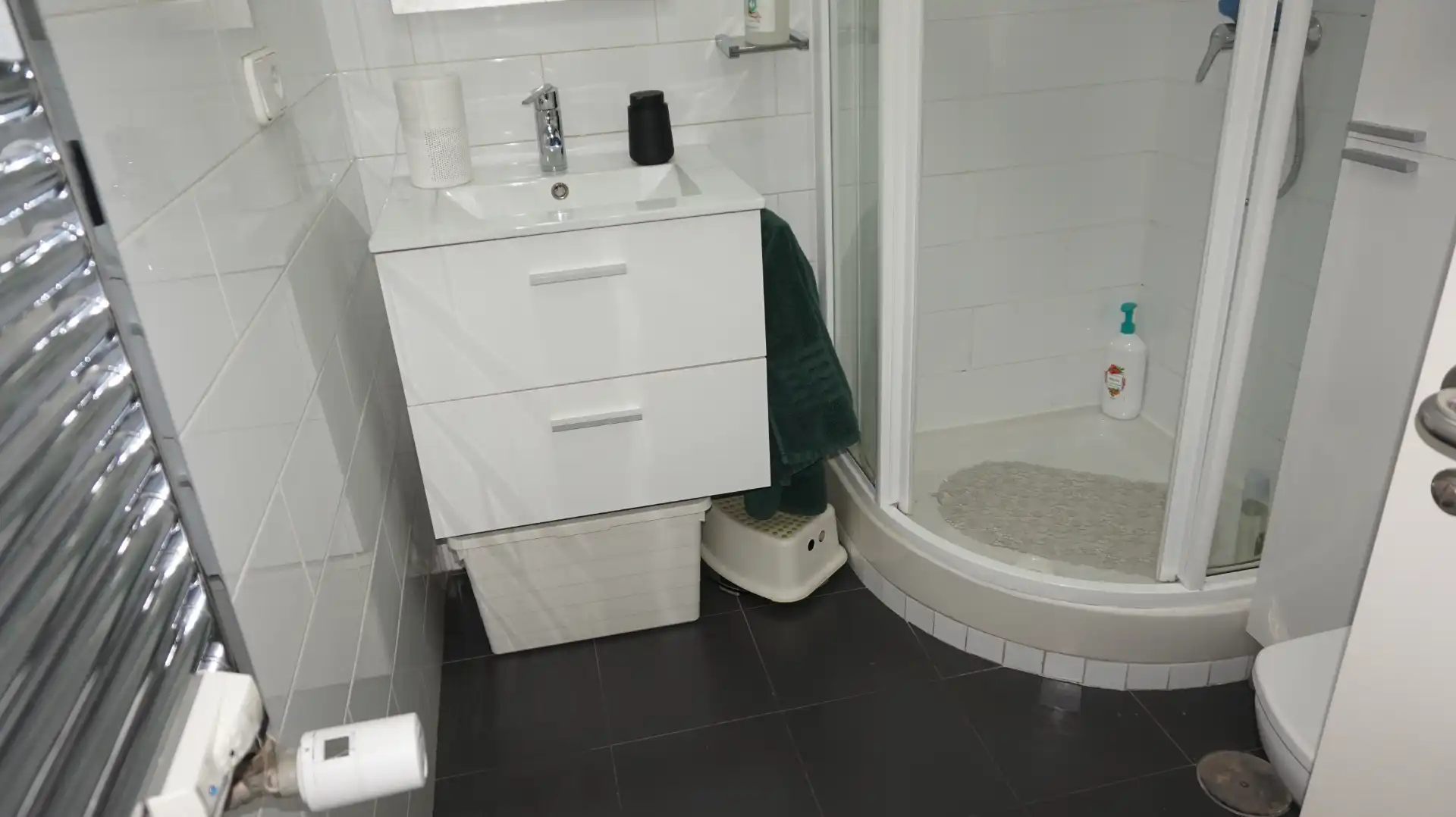 Badezimmer von Wohnung zum Verkauf in Madrid mit Klimaanlage, Heizung und Terrasse