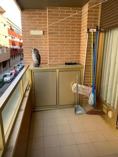 Balcony of Apartments for rent in Zaragoza  with Air Conditioner, Heating and Terrace
