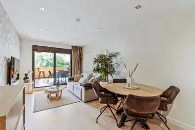 Sala de estar de Apartamento en venta en La Cala Mijas