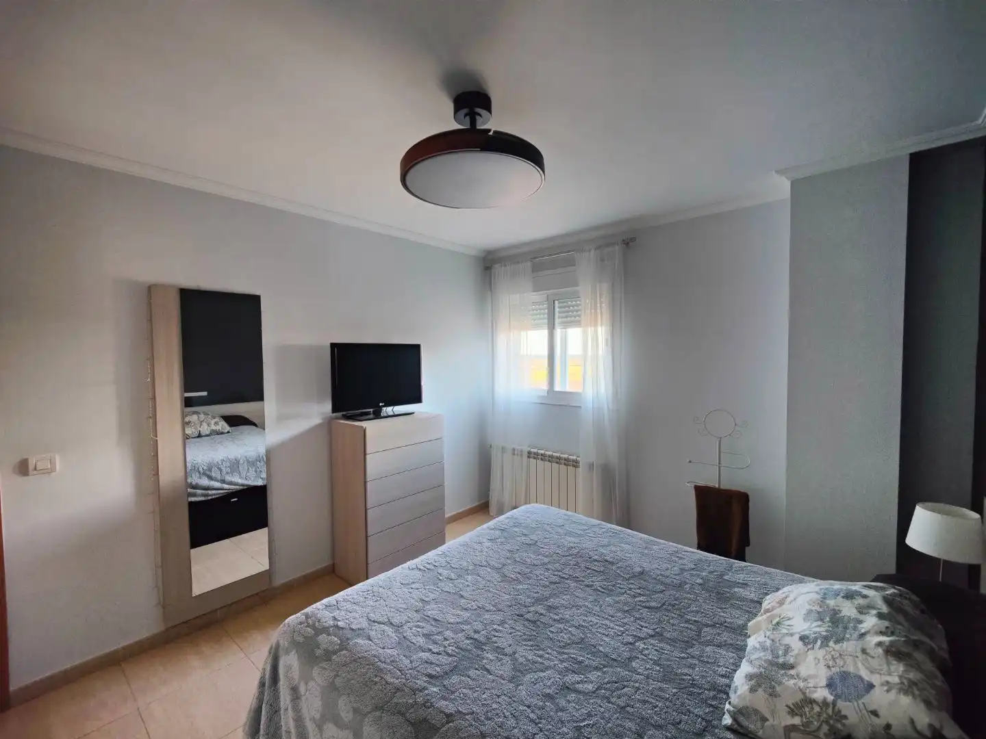 Bedroom of Flat for sale in Badajoz Capital  with Air Conditioner