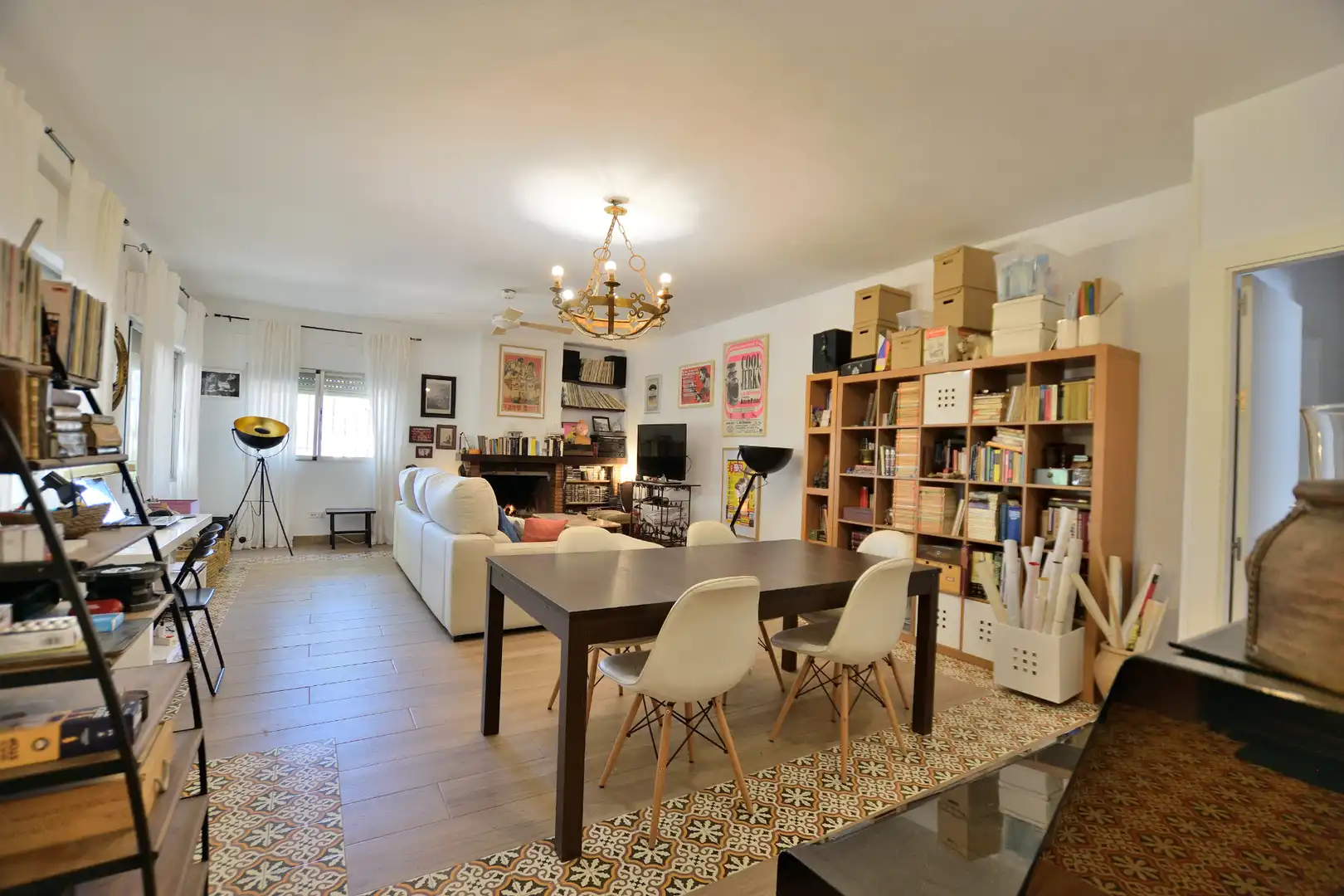 Sala de estar de Finca rústica en venta en Ronda con Jardín privado, Trastero y Piscina