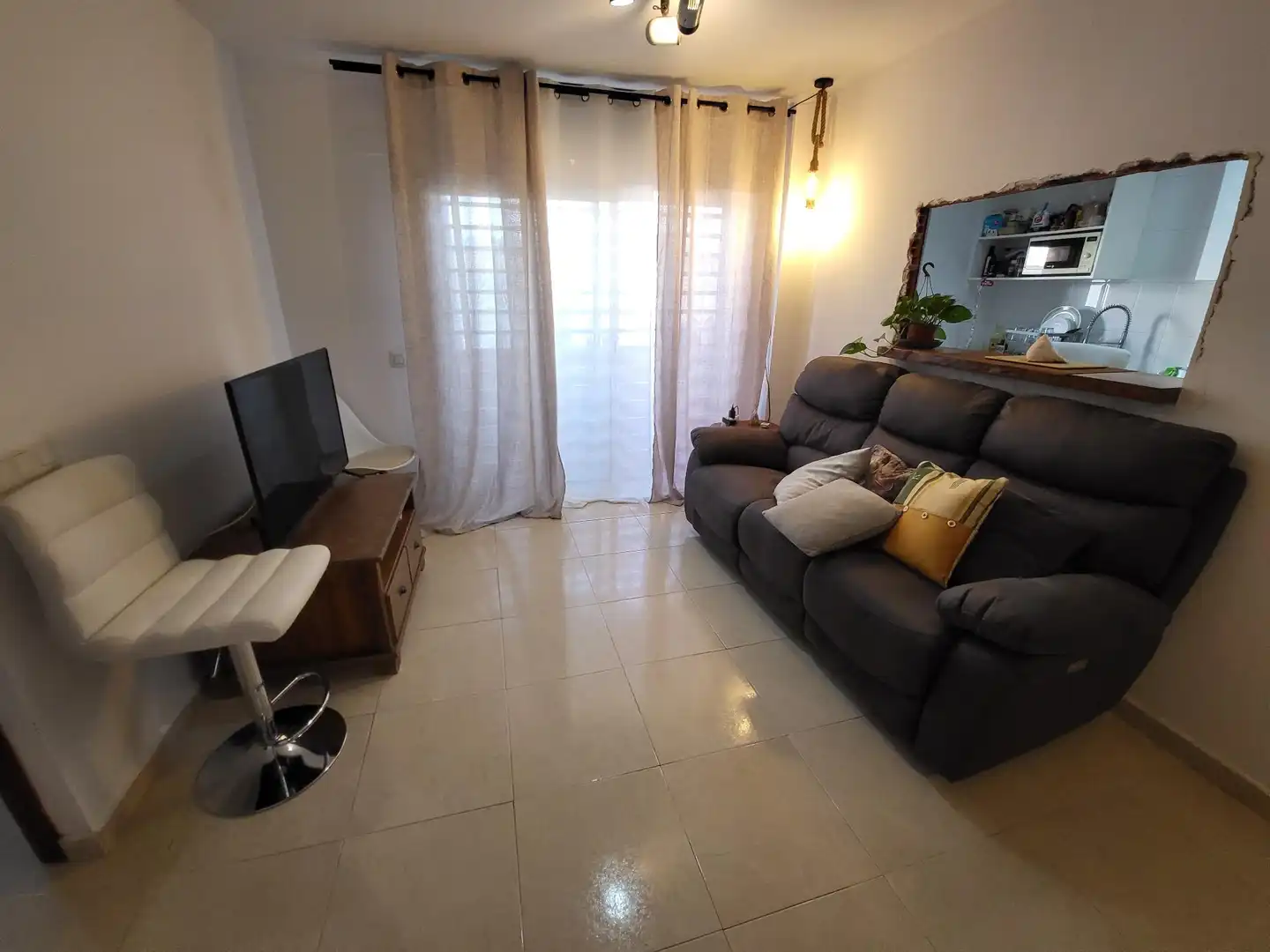 Living room of Ground floor for sale in Santa Coloma de Farners  with Air Conditioner, Heating and Terrace