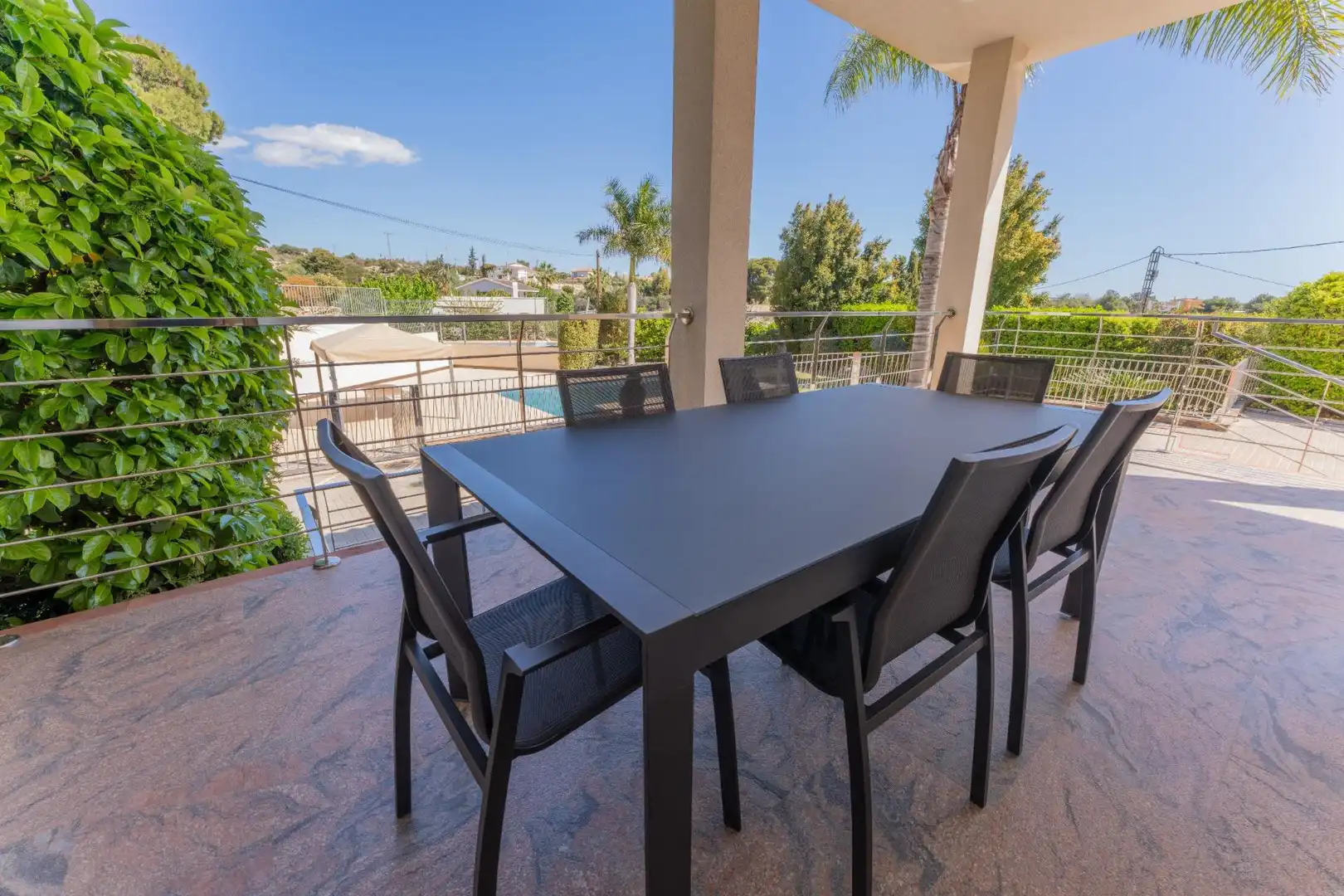Terraza de Casa o chalet en venta en Elche / Elx con Aire acondicionado, Calefacción y Jardín privado