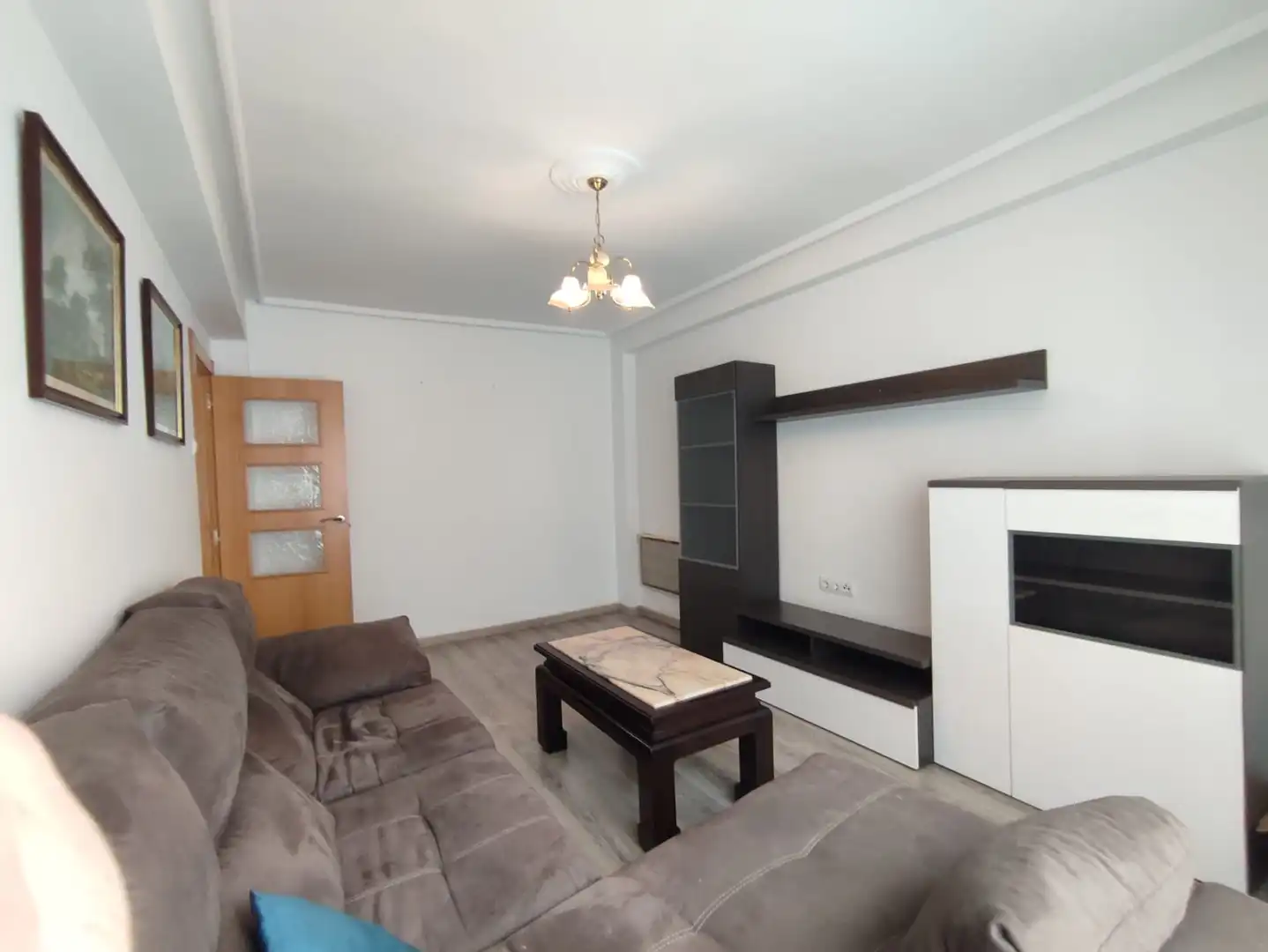 Living room of Flat for rent in Gijón   with Heating and Parquet flooring