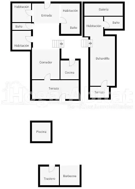Haus oder Chalet zum Verkauf in Castellón de la Plana / Castelló de la Plana mit Klimaanlage, Privatgarten und Terrasse