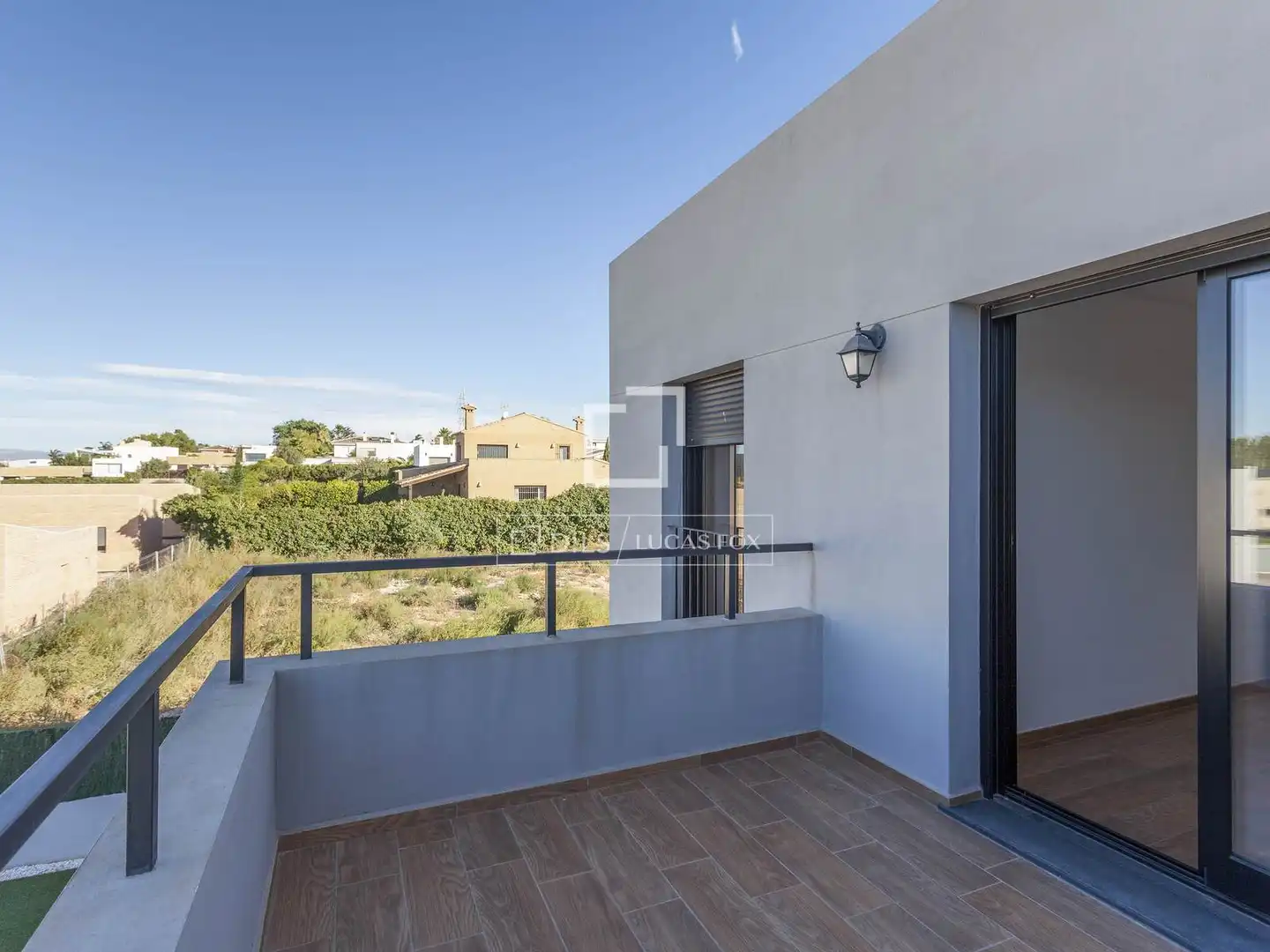 Terraza de Casa o chalet de alquiler en Godella con Aire acondicionado, Jardín privado y Piscina