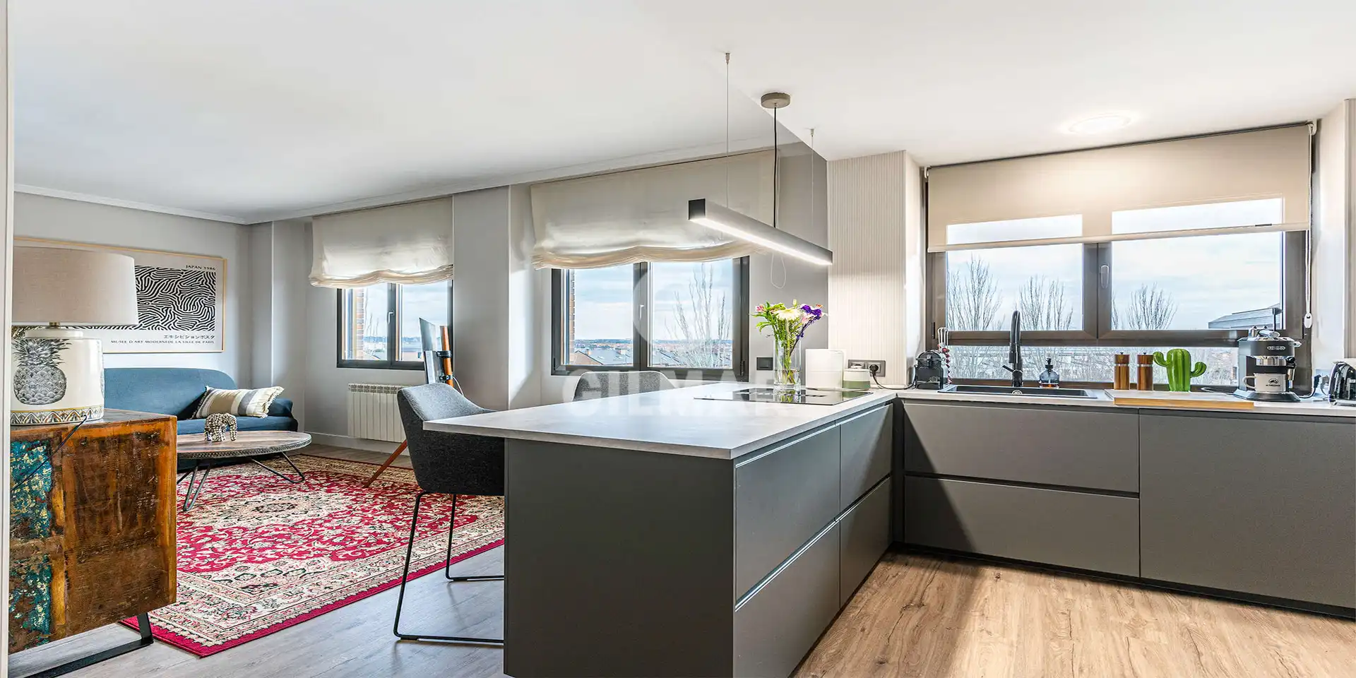 Cocina de Dúplex en venta en Boadilla del Monte con Calefacción, Jardín privado y Trastero
