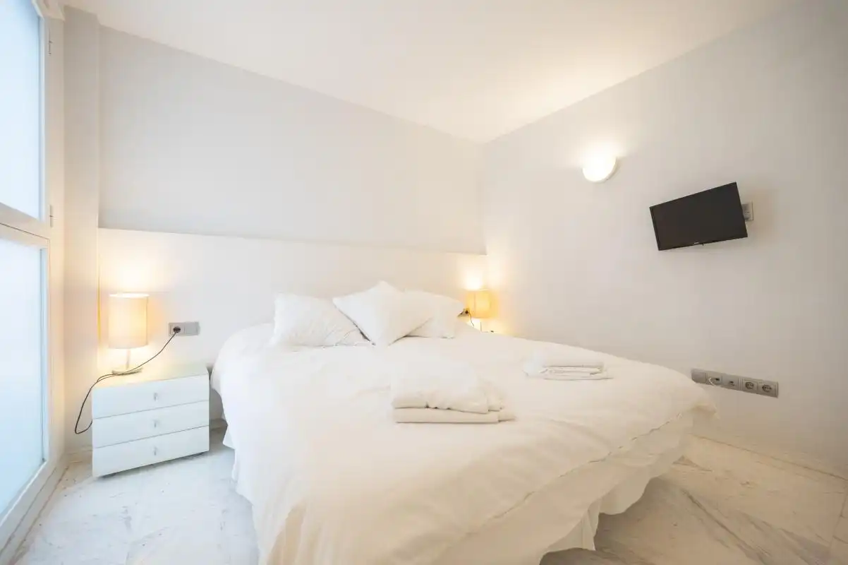 Bedroom of Flat for rent in Eivissa  with Air Conditioner, Heating and Swimming Pool