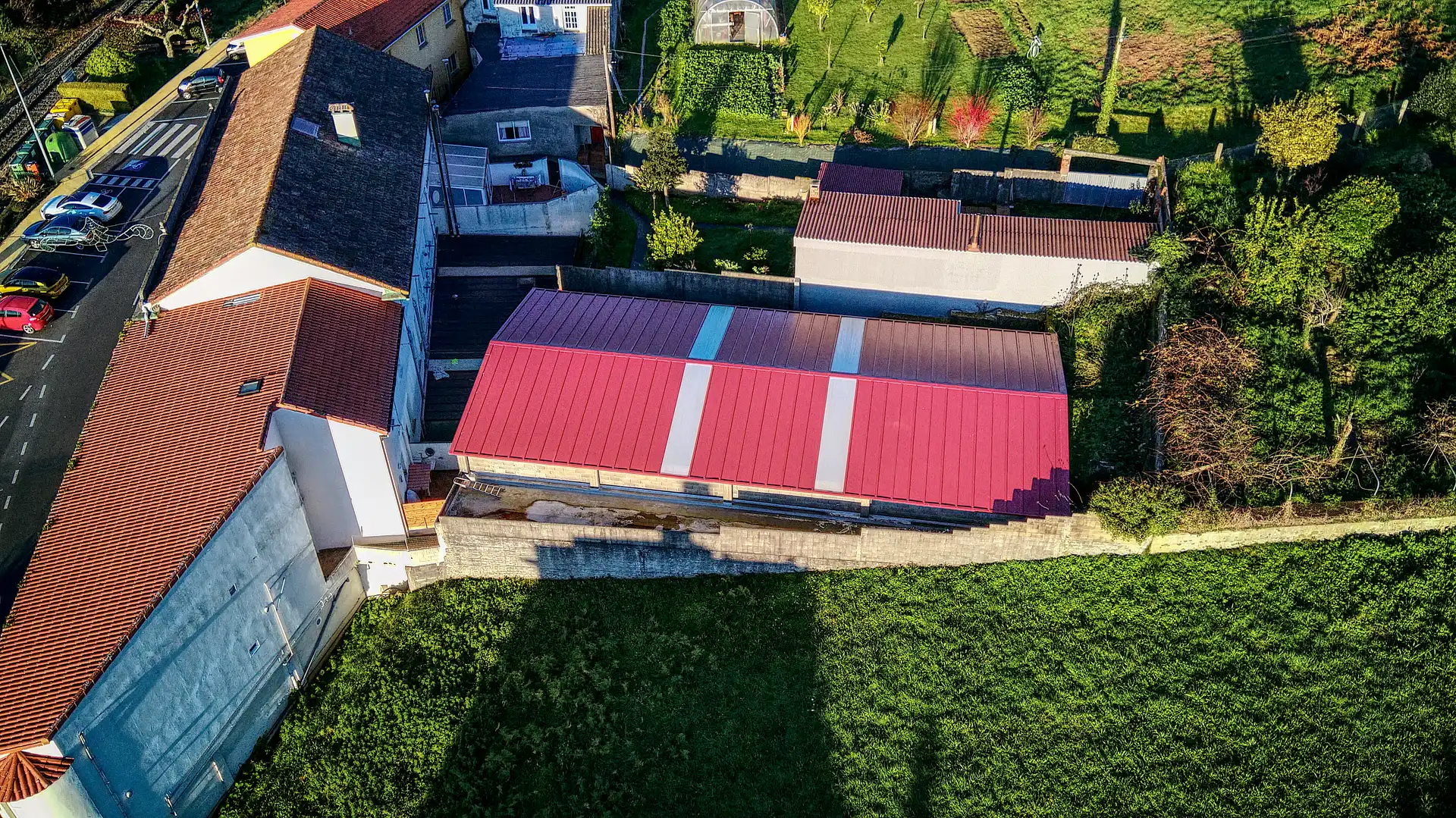 Exterior view of Industrial buildings for sale in Miño