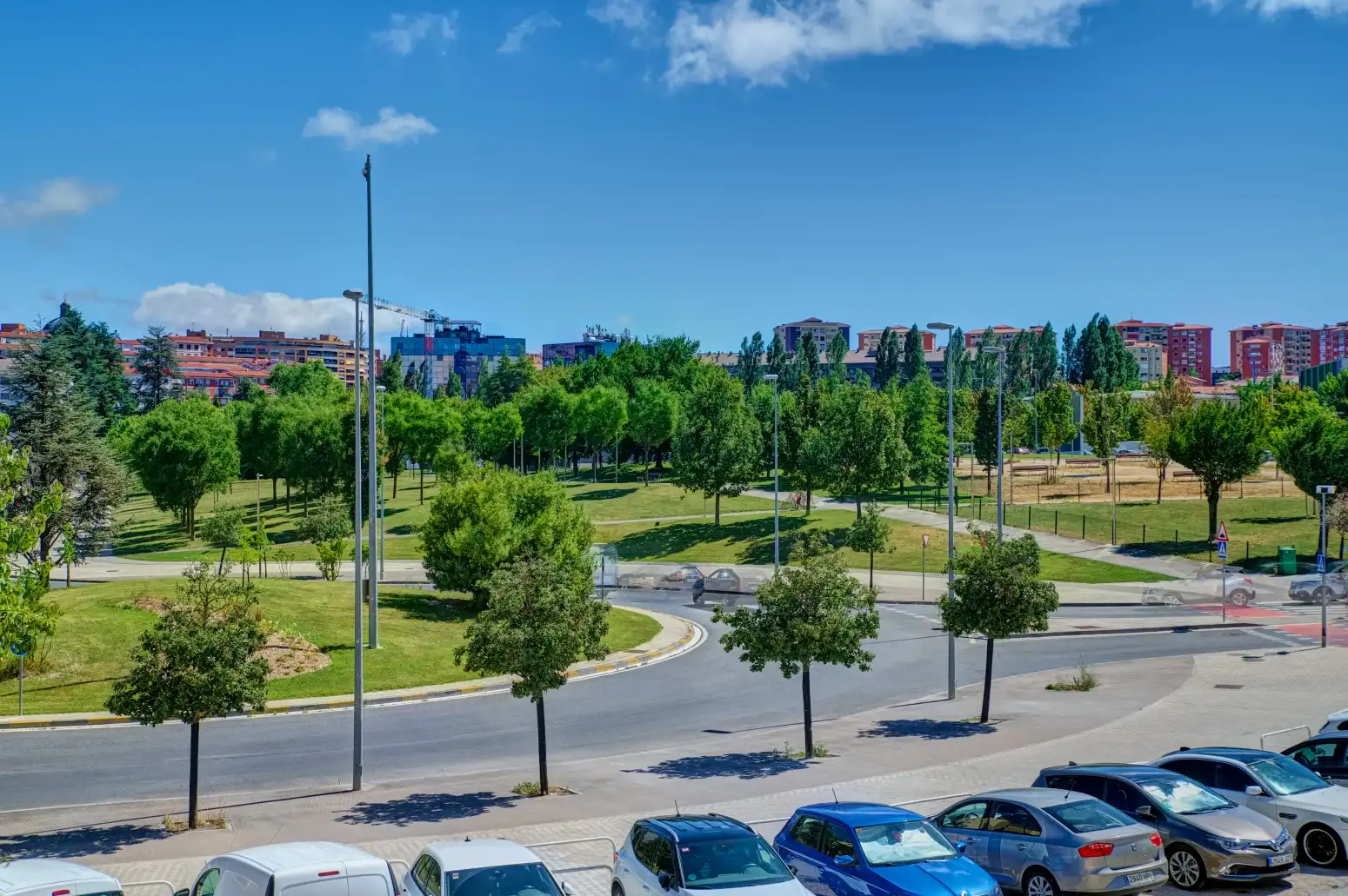 Vista exterior de Piso en venta en  Pamplona / Iruña con Calefacción, Terraza y Balcón
