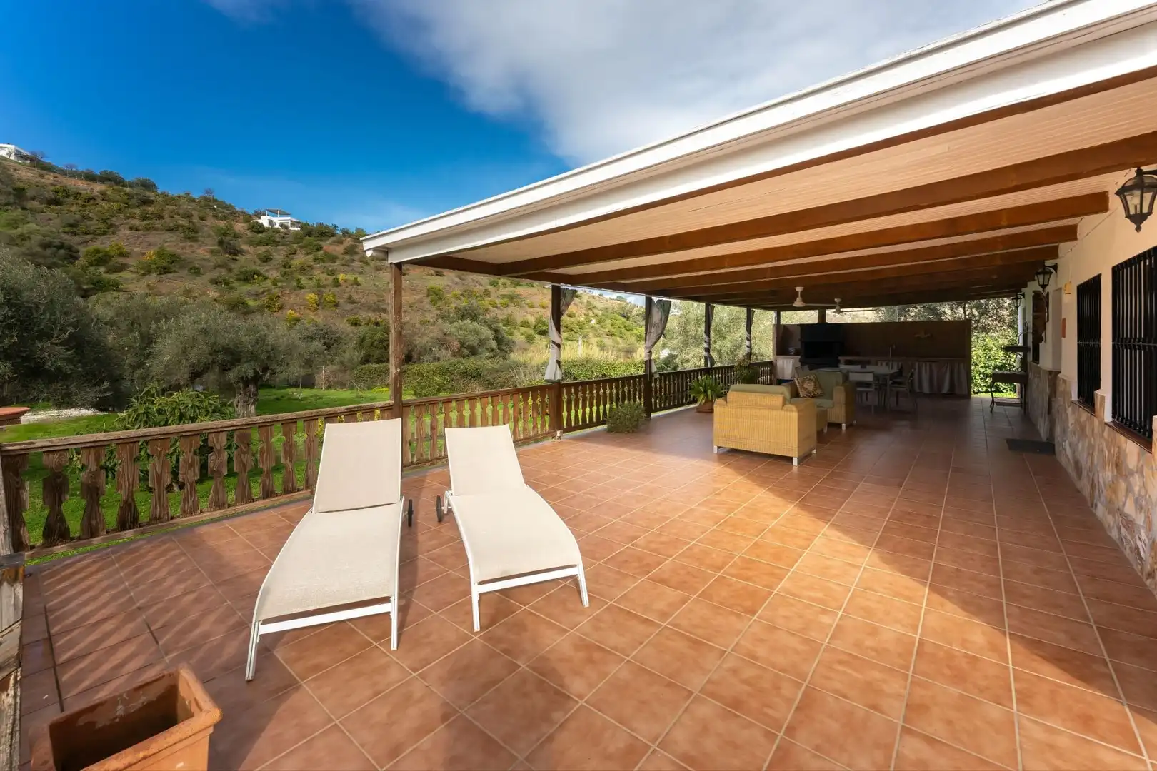 Terraza de Finca rústica en venta en Monda con Trastero y Piscina