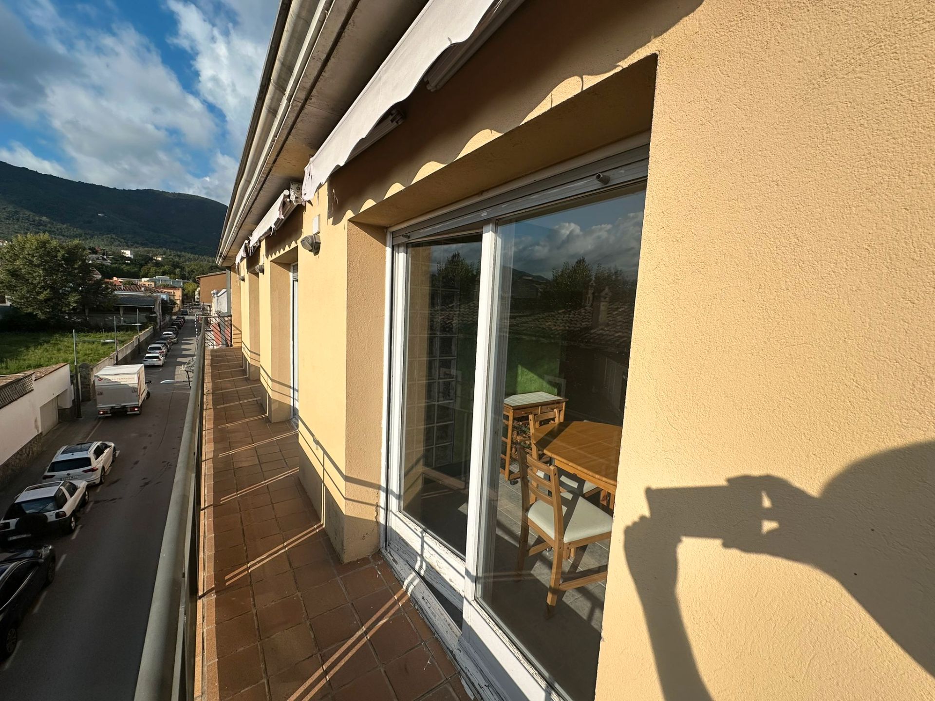 Terrace of Flat for rent in Anglès  with Heating, Terrace and Furnished