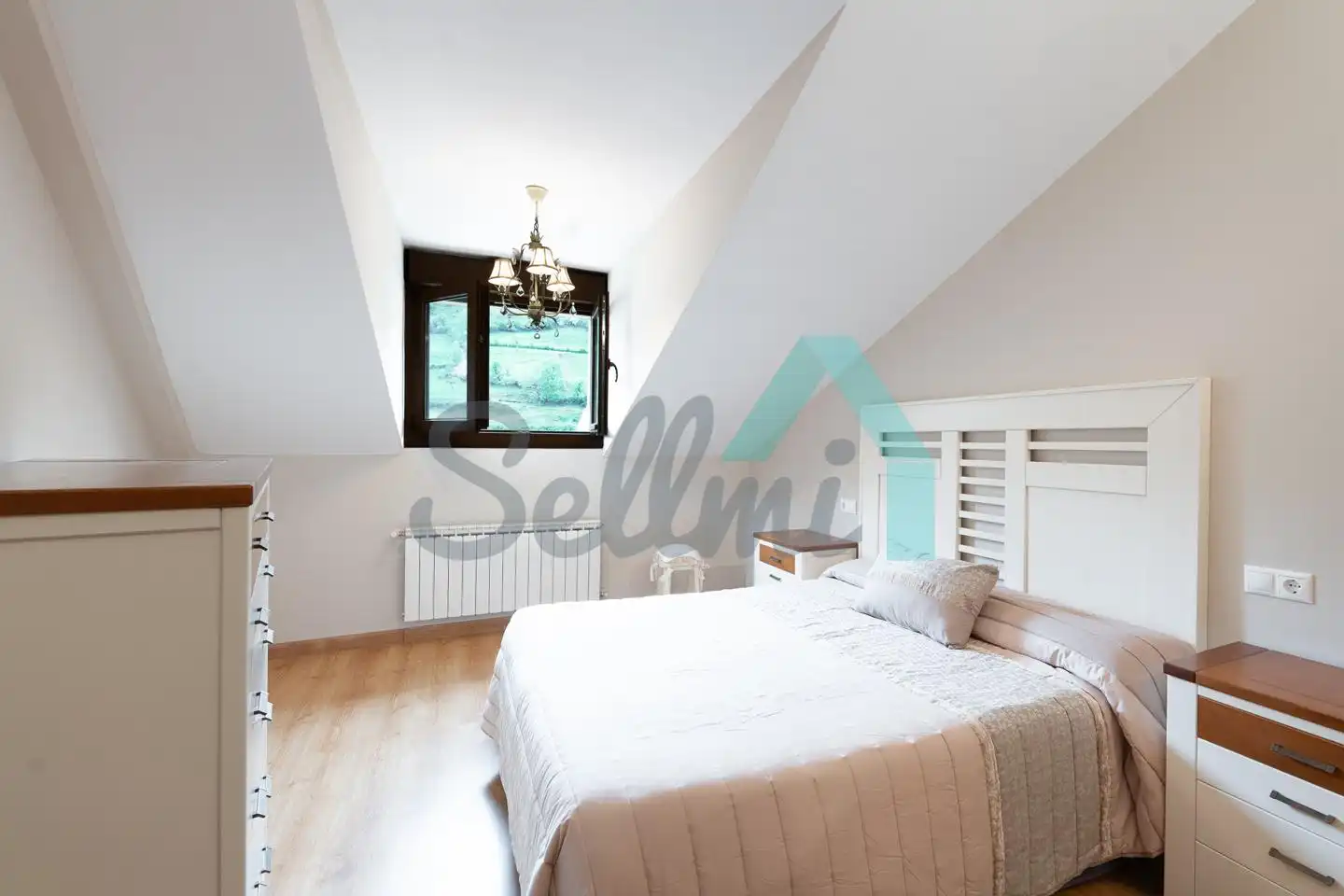 Bedroom of Flat for sale in Aller  with Heating and Storage room