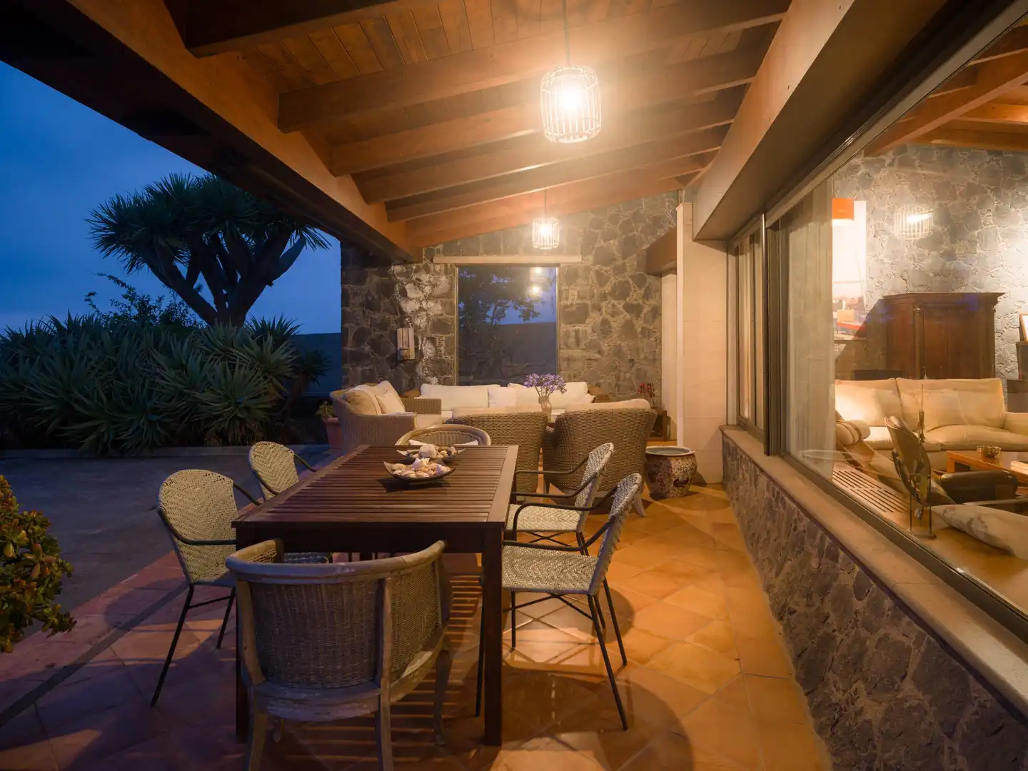 Terraza de Casa o chalet en venta en Tacoronte con Calefacción, Jardín privado y Terraza