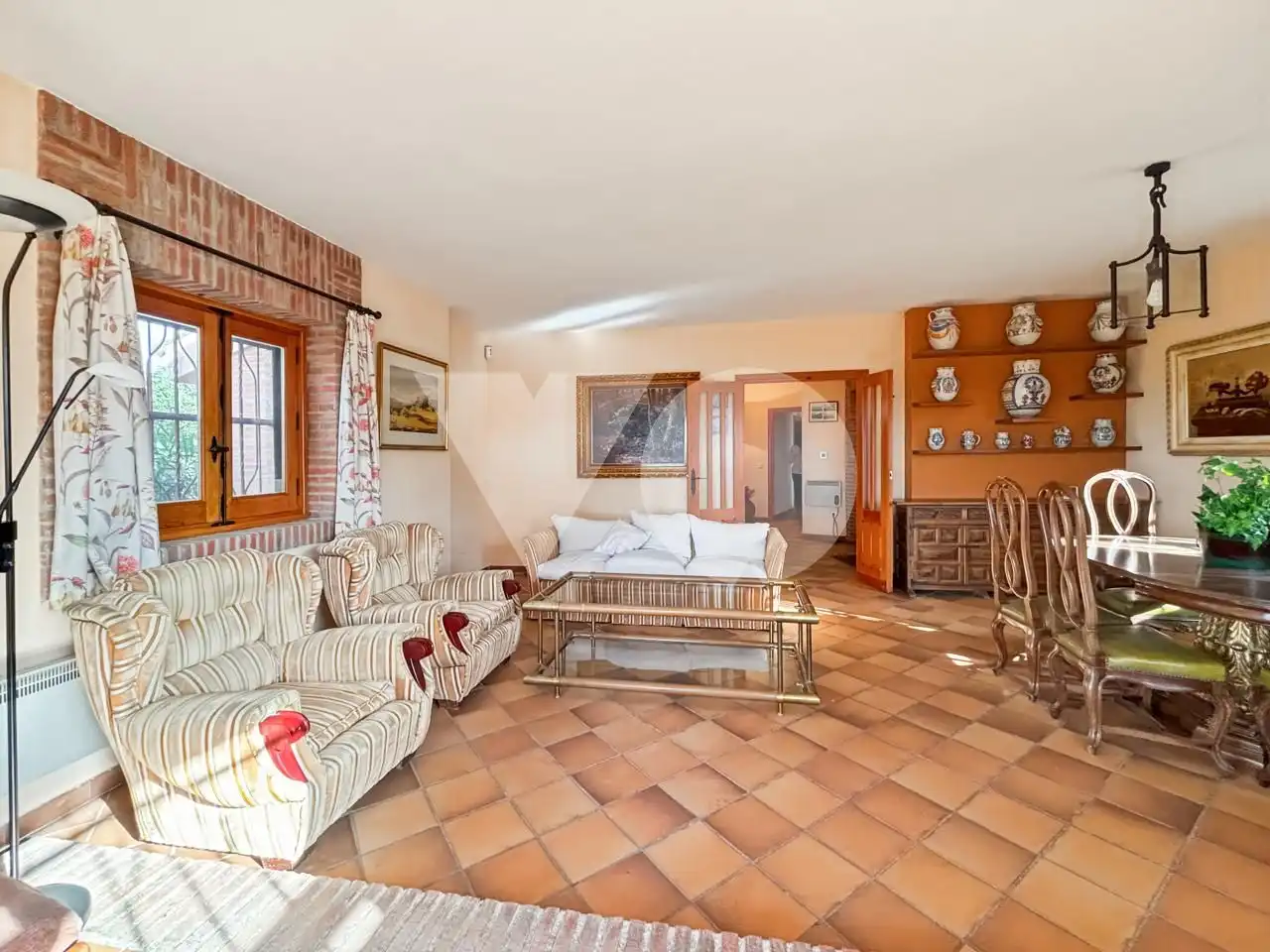 Sala de estar de Finca rústica en venta en Valdemorillo con Calefacción y Jardín privado