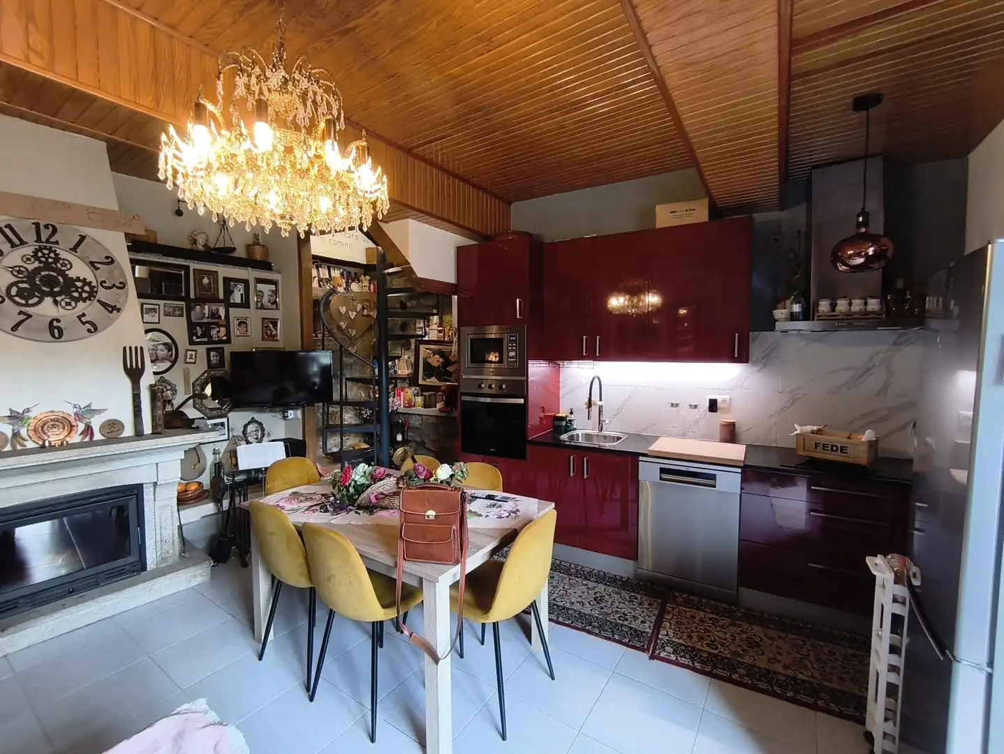 Cocina de Casa o chalet en venta en Baños de Molgas con Aire acondicionado, Trastero y Balcón