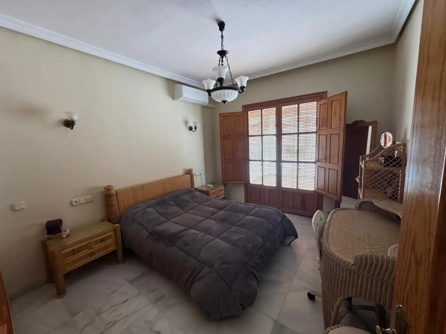Bedroom of Houses for sale in Roquetas de Mar  with Air Conditioner, Heating and Private garden