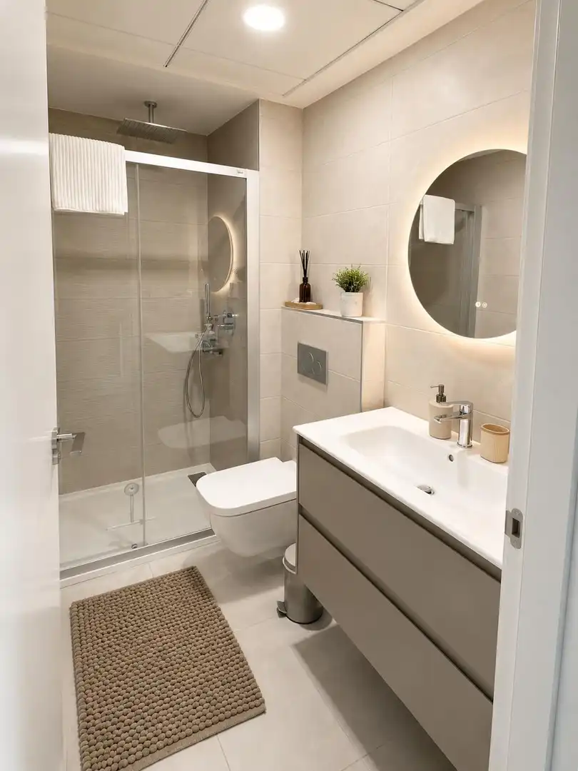 Bany de Apartament en venda en Madrid amb Terrassa
