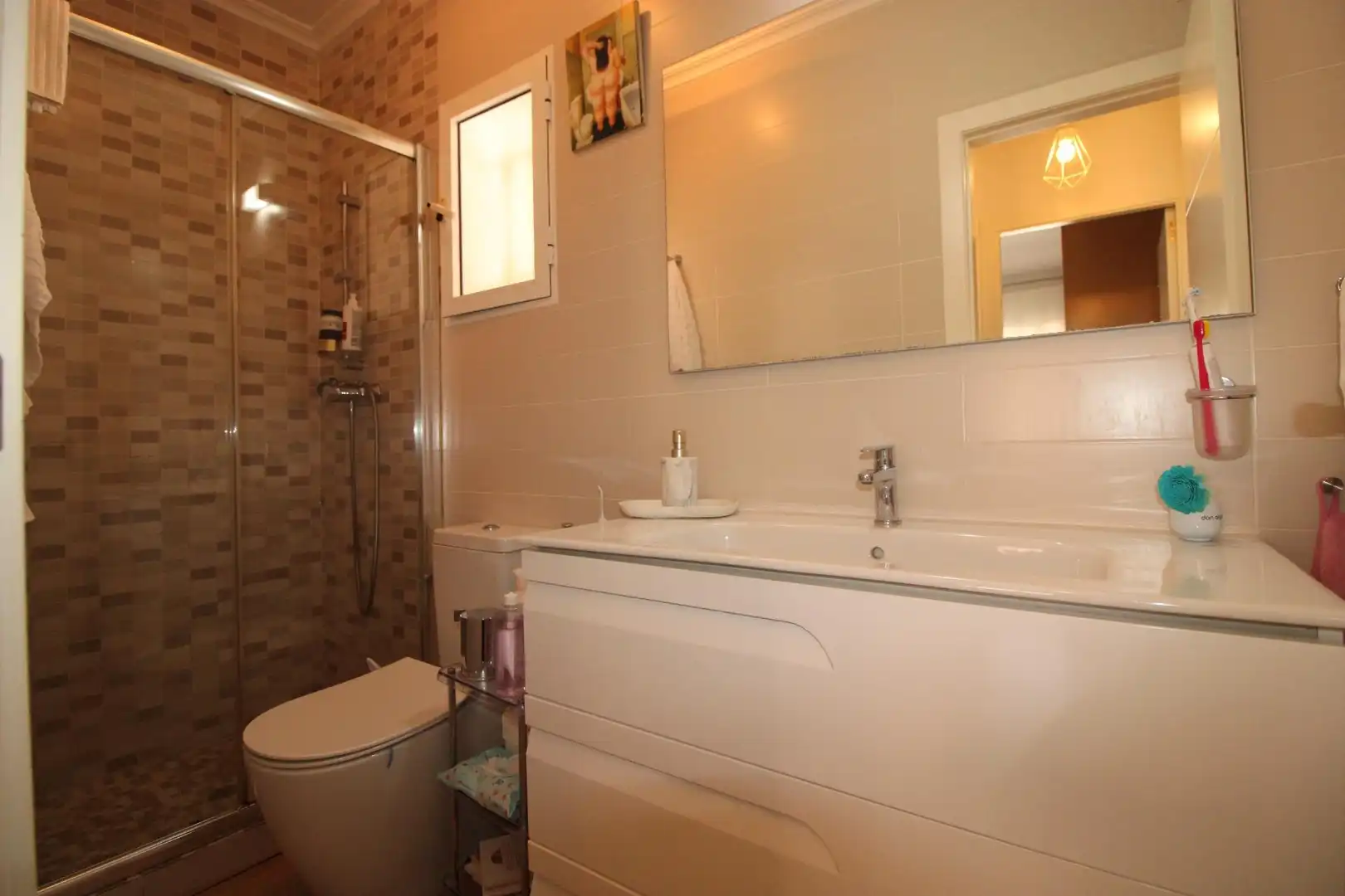 Baño de Casa adosada en venta en Cartagena con Aire acondicionado, Jardín privado y Terraza