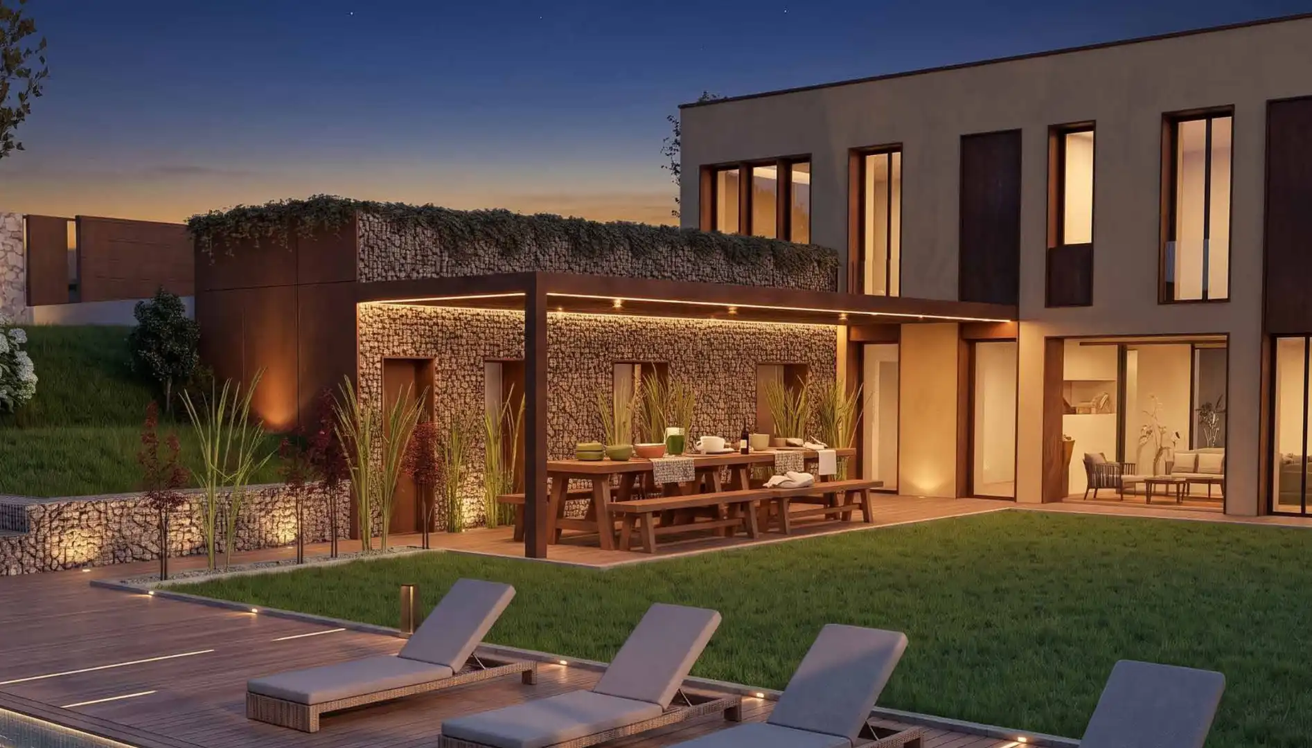 Terrasse von Haus oder Chalet zum Verkauf in Palazuelos de Eresma mit Heizung, Privatgarten und Abstellraum