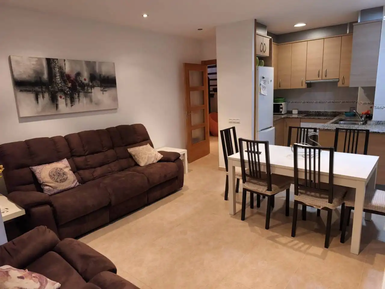 Sala de estar de Dúplex en venta en Artesa de Segre con Aire acondicionado, Calefacción y Parquet