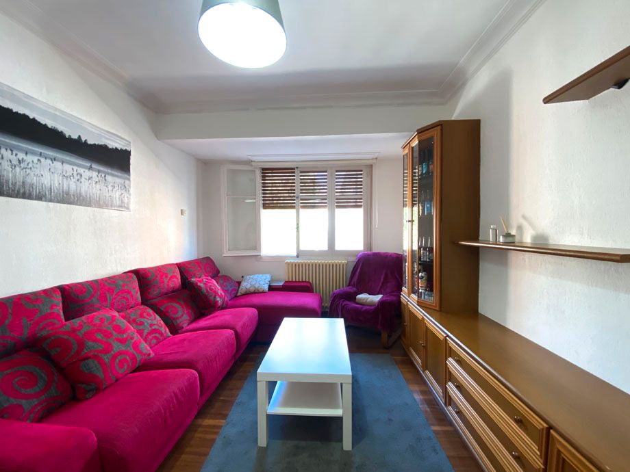 Living room of Flat for sale in Vitoria - Gasteiz  with Heating, Parquet flooring and Terrace