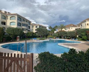 Swimming pool of Flat for sale in Marbella  with Air Conditioner, Private garden and Terrace