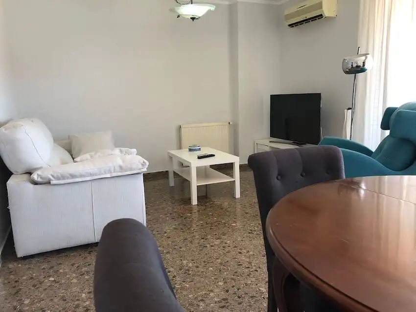 Sala de estar de Ático de alquiler en Valencia con Terraza y Amueblado