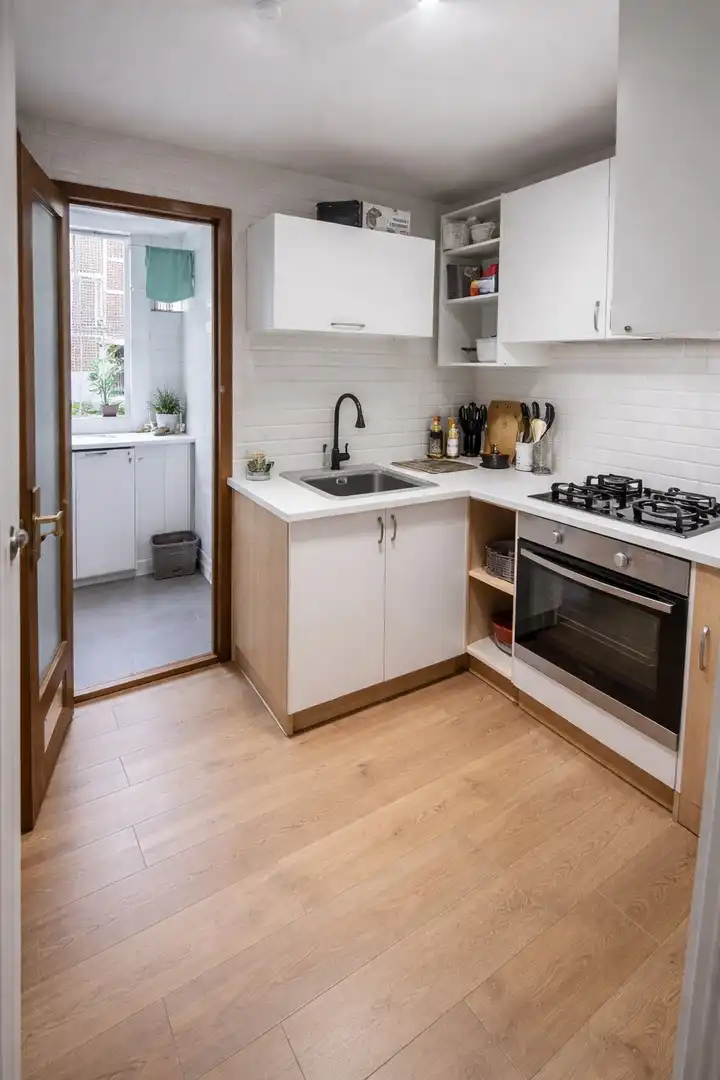 Kitchen of Flat for sale in  Barcelona Capital  with Balcony