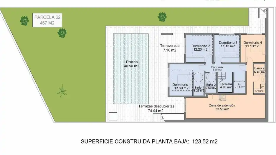 Casa amb piscina en venda a Calle Onda, imagen 46