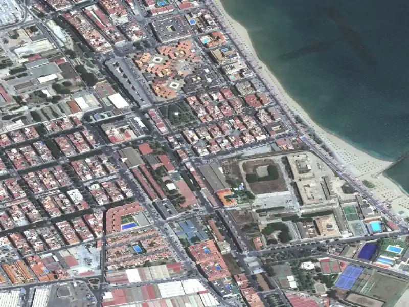 Vista exterior de Piso en venta en Melilla